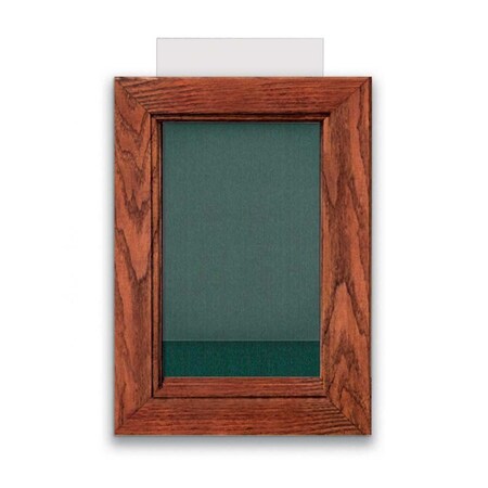 United Visual Products Indoor Enclosed Combo Board, 72"x36", Black Frame/White Porc & Cinnabar UVCB7236B-WHTPORC-CINNABA